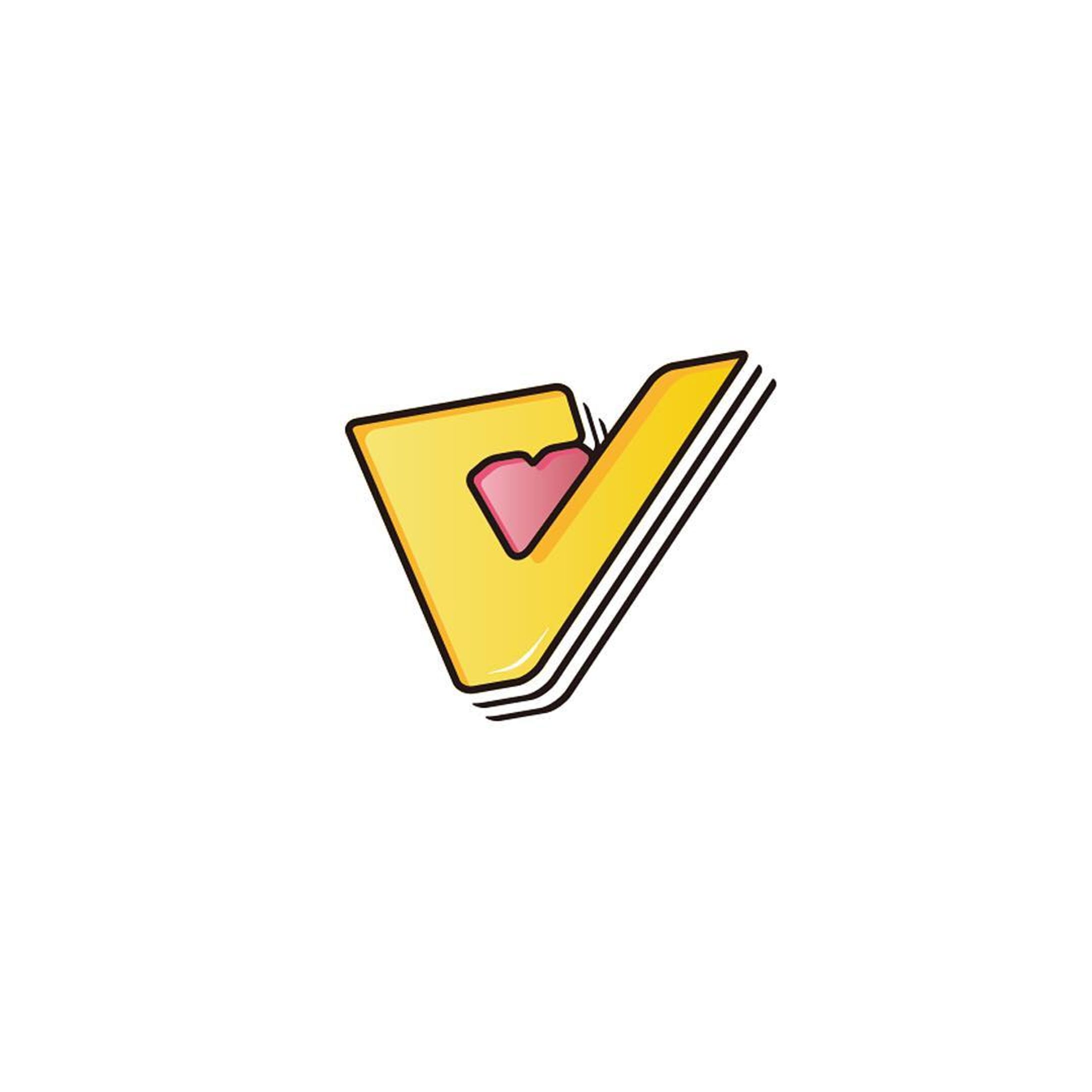 Logo design for CG Production company V-sign-1