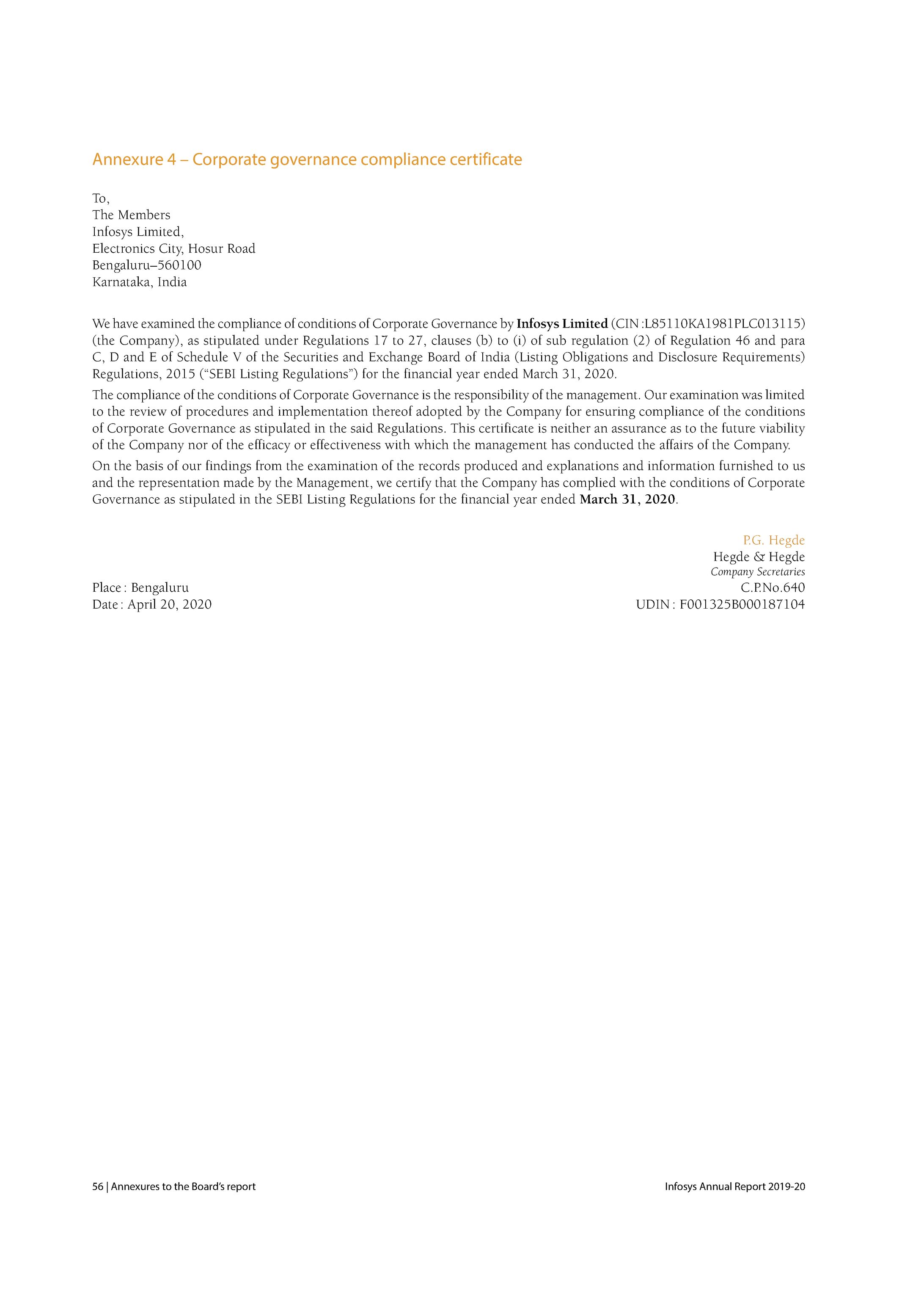 infosys ar 20-1