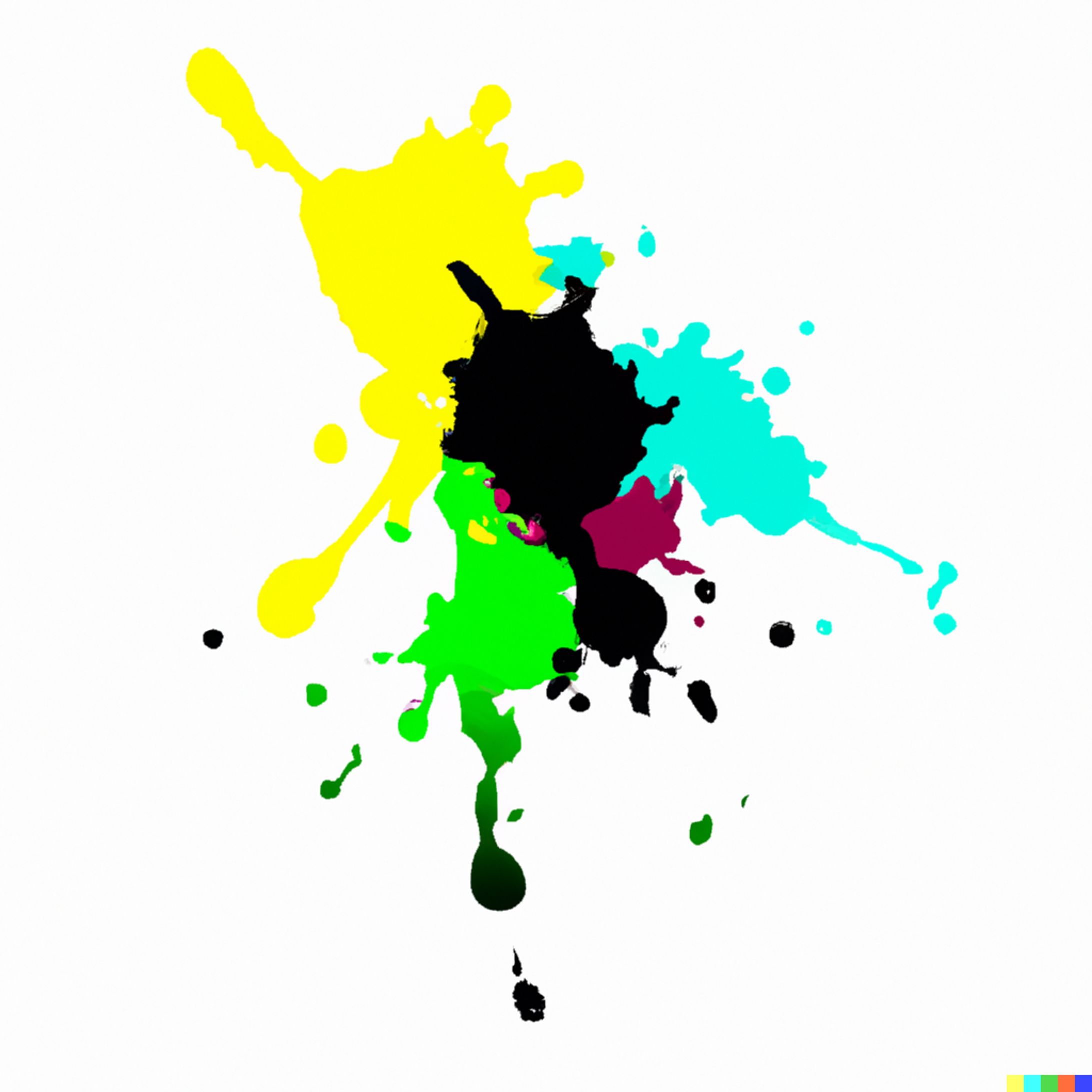 DALL·E 2024 01 19 15.19.27   Colorful splash of an ink drop drawn as 8 bit style picture.-1