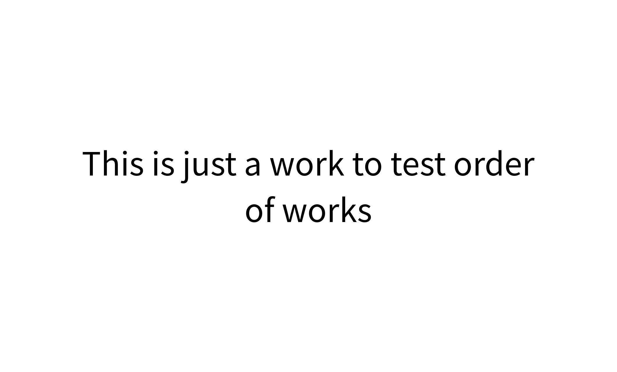 Testing work-1